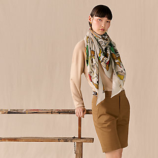 コレクション HERMES Petit Journal de la Soie mille-et-un-lapins-triangle--